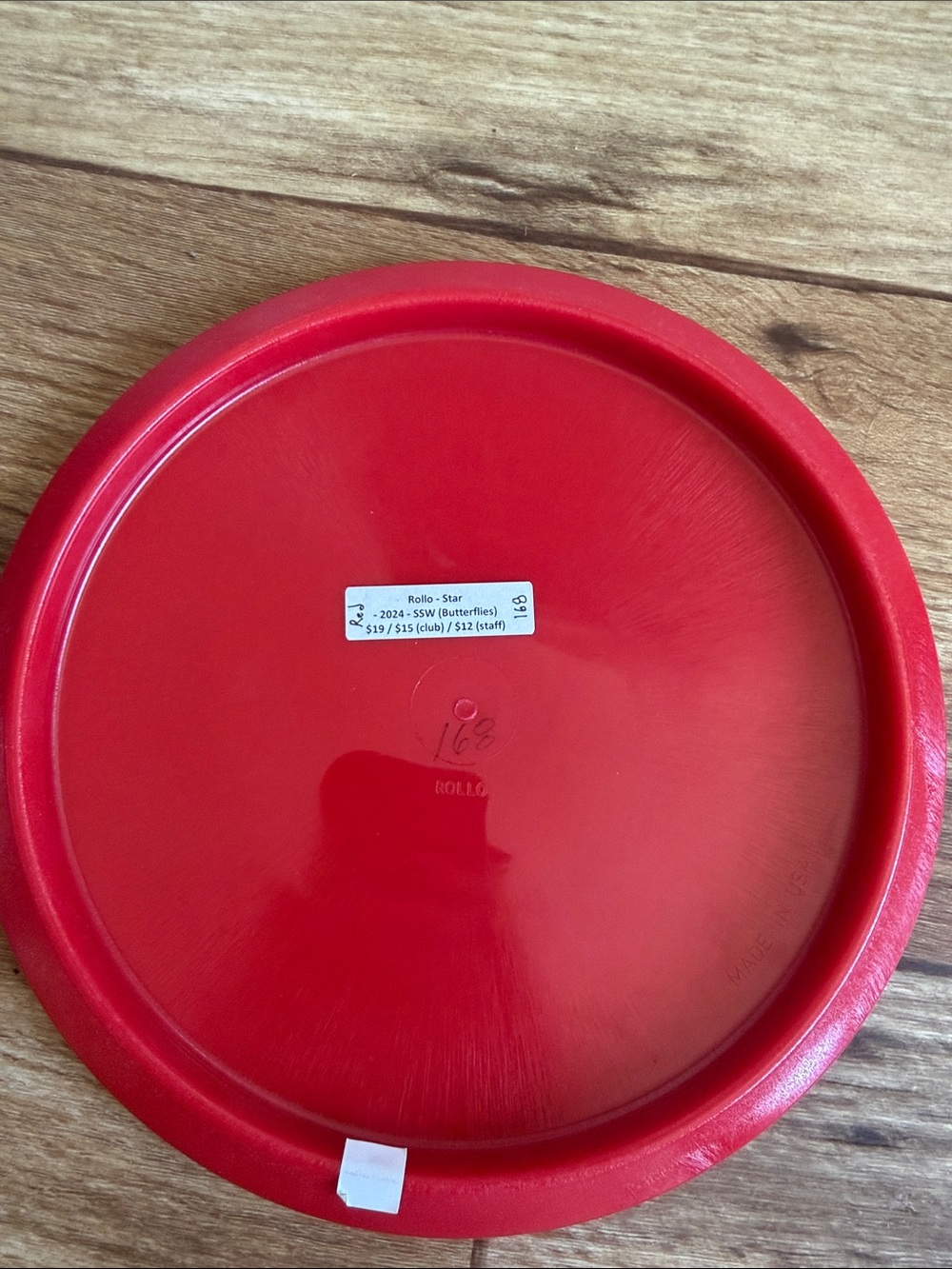 Innova 168 Rollo Red Frisbee Golf Disc - Picture 3 of 3